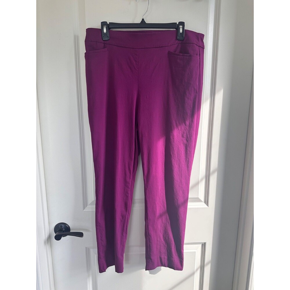Chico's Sweet Berry Fuschia Ankle Pants Chico’s 2 (Large / US 12)